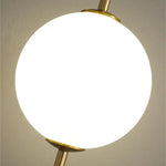 lumière suspendue moderne verre opalescent tête lit décorative chambre minimaliste