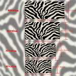 tapis souris rayures zébrées noir blanc non glissant moderne waterproof