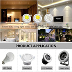 led rouges bleues vertes blanches modernes diy decoration clips haute puissance