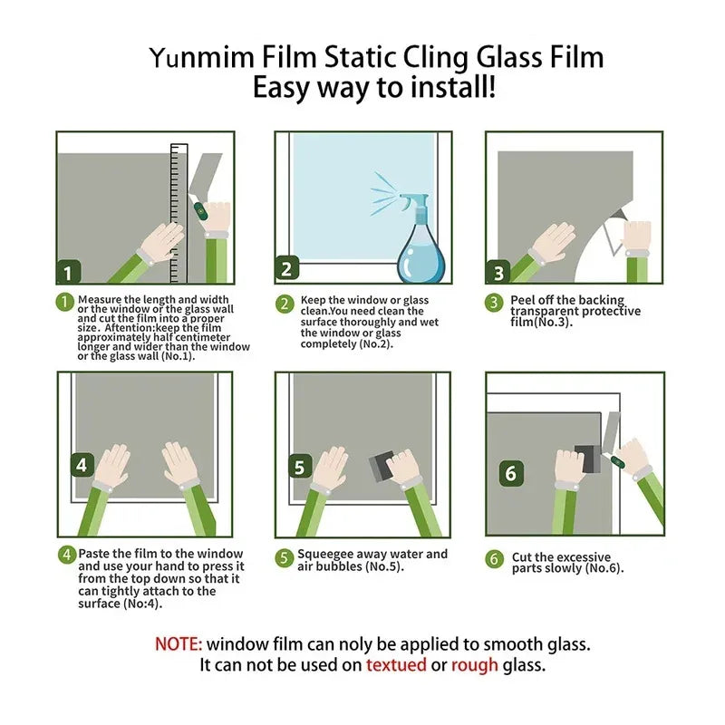 film verre statique décoratif oiseaux fleurs motifs opaques art déco nouveau instructions