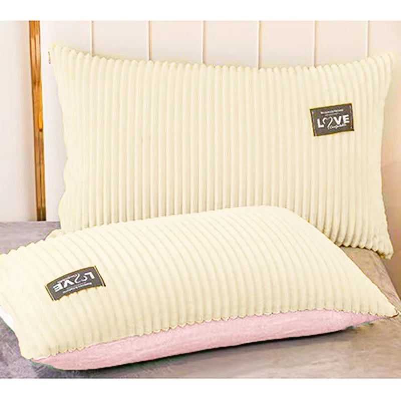 taies d'oreiller géométriques polyester 48x74cm bleu clair moderne adhésif chambre coucher