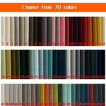 rideau moderne polyester beige clair uni satiné maison opacité inclusion fenêtre française