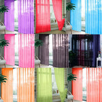 rideaux tissu plissé vertical modernes couleurs vives translucides fenêtre decoration maison