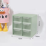 boîtes rangement tiroirs transparentes violet rose blanc organisation pratique moderne