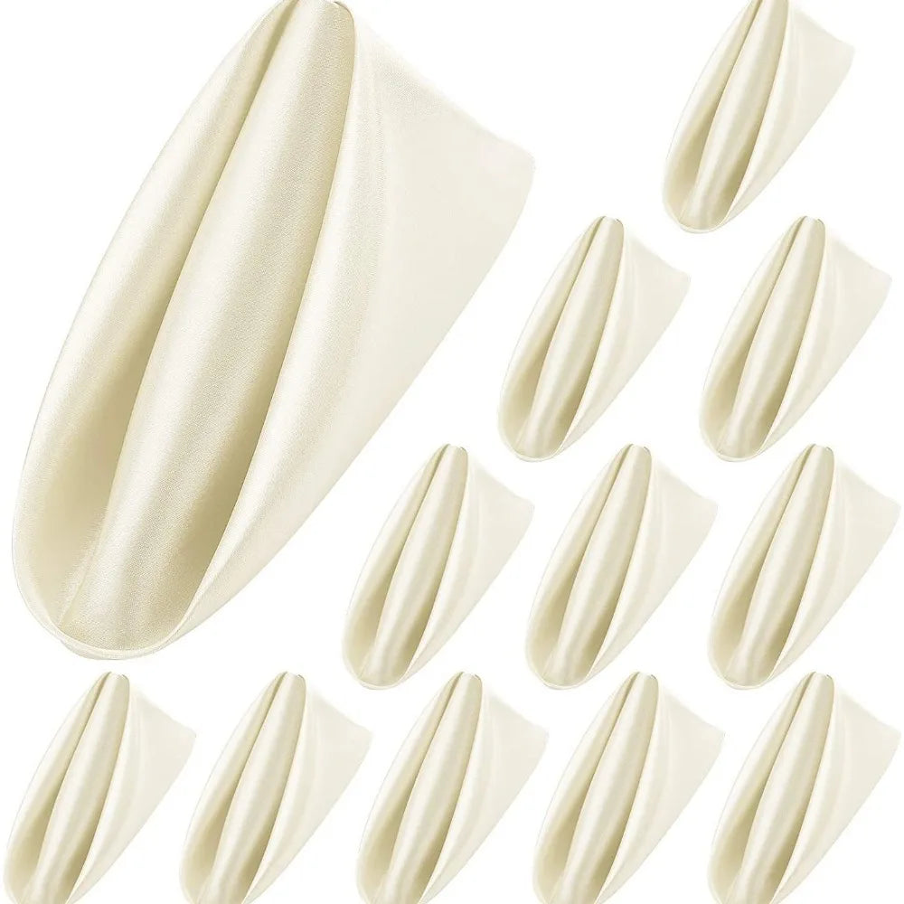 serviettes table bleu marine vert clair uni soyeuses 30x30cm lavables cuisine