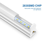 tube led blanc moderne 50cm lisse 2.2cm clips câble 15w 85v 265v