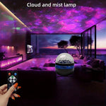 projecteur led transparent moderne télécommande usb modes veilleuse nocturne rond reflets chambre décoration festive