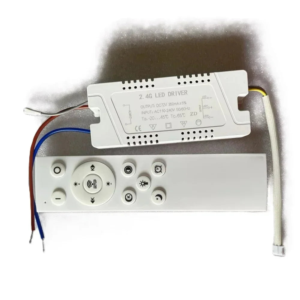 contrôleur led driver blanc moderne écran tactile câbles boutons perforé 05v ac85265v