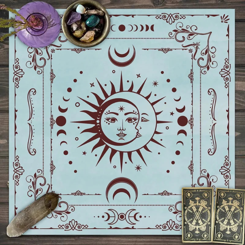 tapis mandala serpent floral occulte noir blanc violet vert or