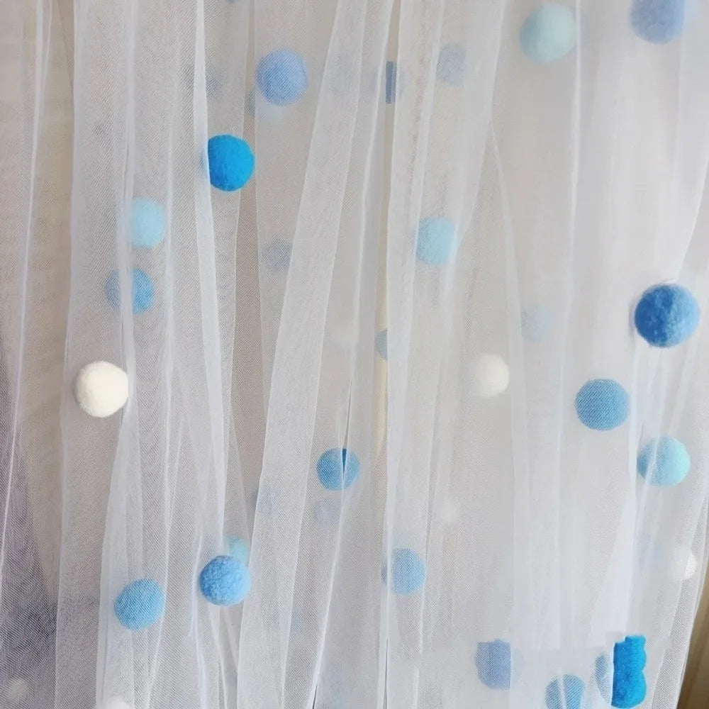 rideau transparent moderne blanches bleues roses verts jaunes noël valentin