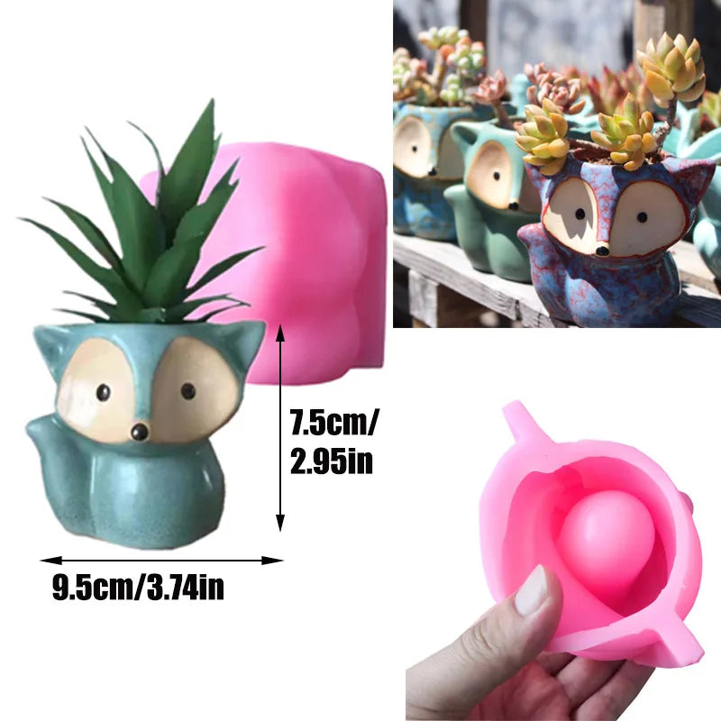 moules silicone pots fleurs diy craft release facile modernes grises blanches