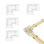 connecteur led transparent moderne pratique clips retenue 24v broches cct fcob rvb