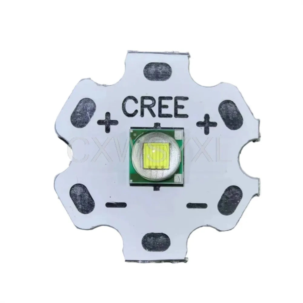 diode led haute puissance cree xml t6 blanche ronde lampe poche portable