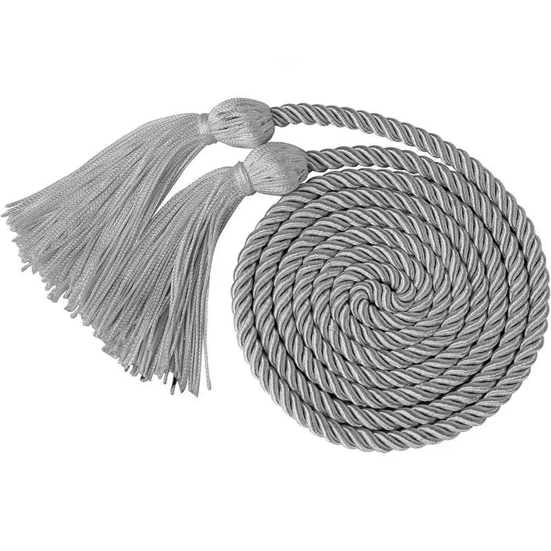 cordon remise diplôme pompon boucle ruban rayé toge graduation