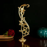 porte plante métal doré floral sculpté classique baroque chaîne pendante