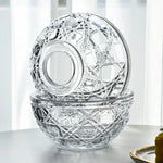 boîte mouchoirs transparente moderne décoration géométrique adhésive papier toilette verre élégante hauteur 140mm diamètre