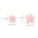 serviettes table motif fleurs cerisier moderne rose gris blanc