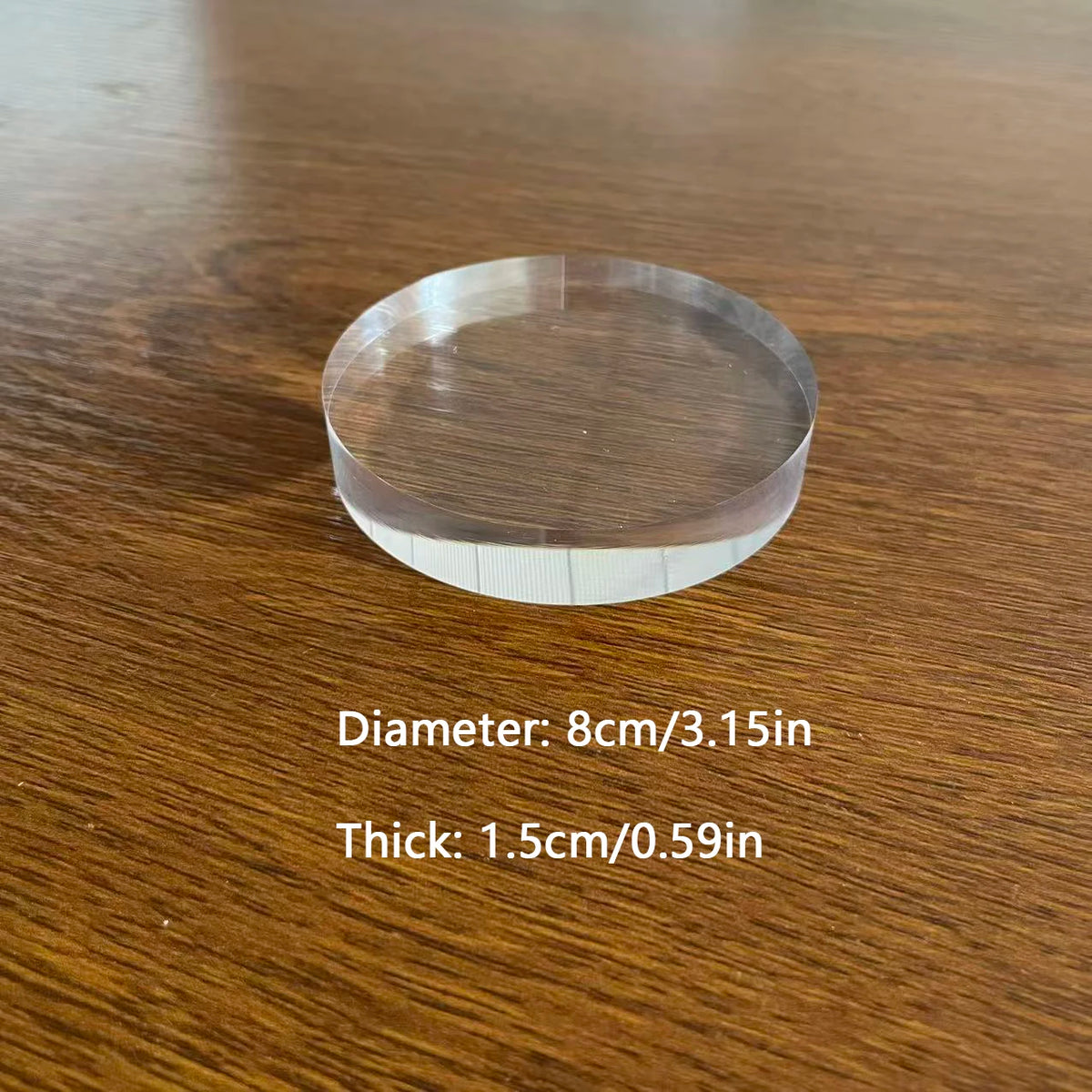 disque séparation gâteau transparent occasion mariage anniversaire moderne diamètre 10cm 12cm