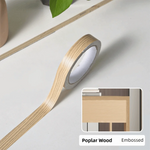 ruban finition d'angle grain bois naturel adhésif 2cm 10m embossé travaux menuiserie