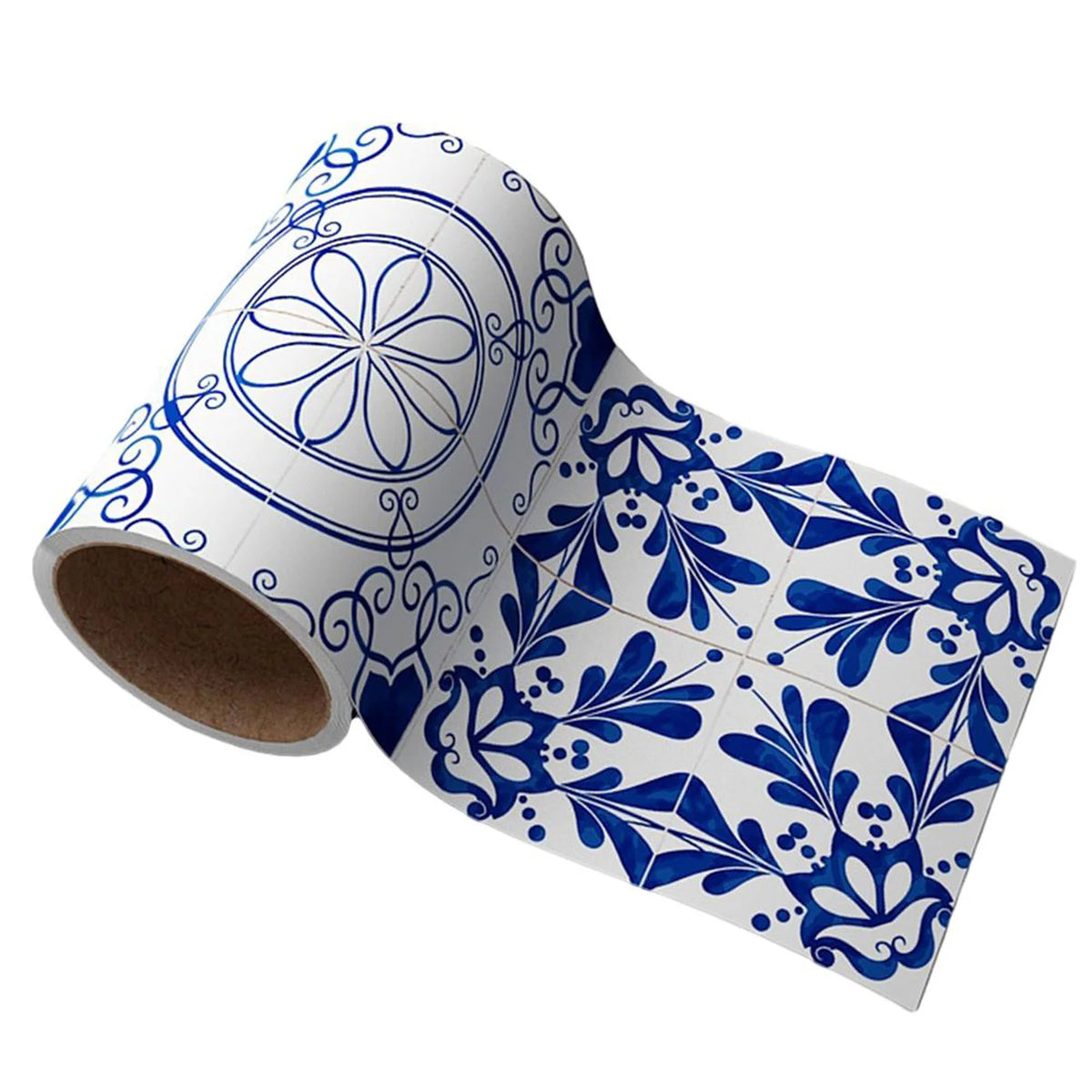 rubans autocollants décoratifs motifs géométriques moderne blanc bleu gris marron beige adhésifs muraux sol