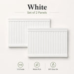 panneaux parement blanc vert chêne jaune bleu adhésif maison poupée texture mat moderne minimaliste