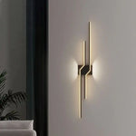 lampe murale led moderne noire dorée blanche réglable intensité minimaliste