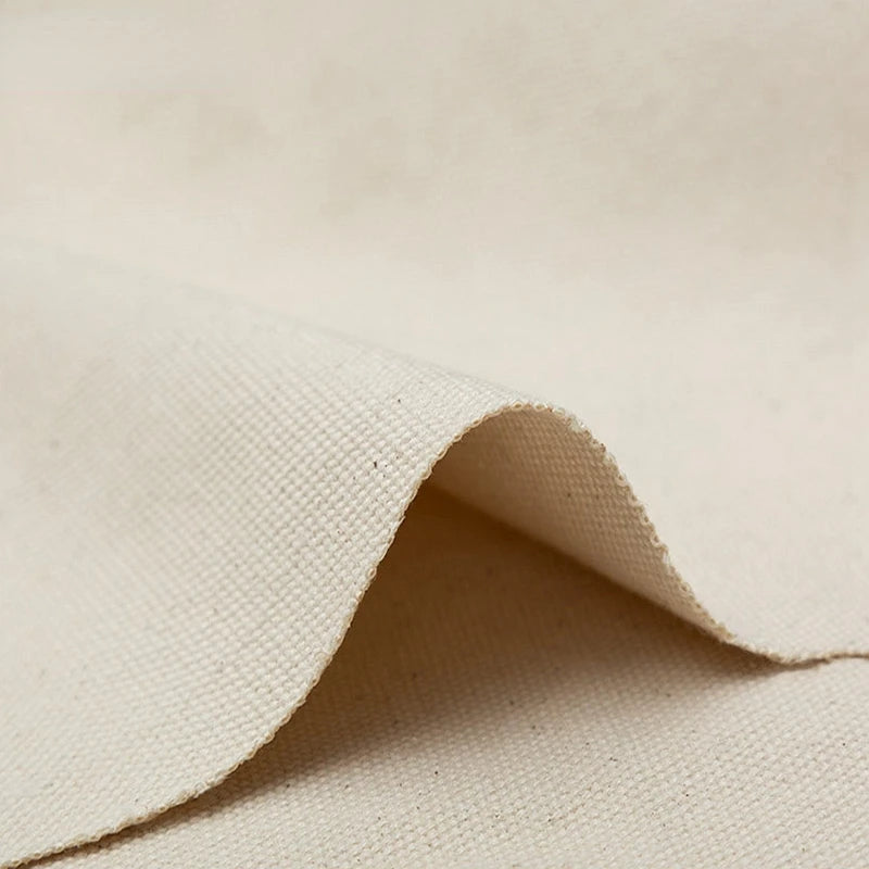 toile coton beige résistante 137 157cm bricolage rideau simple classique