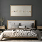 tableau abstrait toile sans cadre deco moderne impression huile effet peinture intérieur vertical grandes