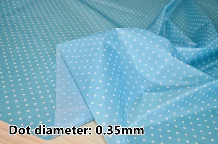 tissu imprimé imperméable motif points blancs coton bricolage couture décoration intérieur multi couleur