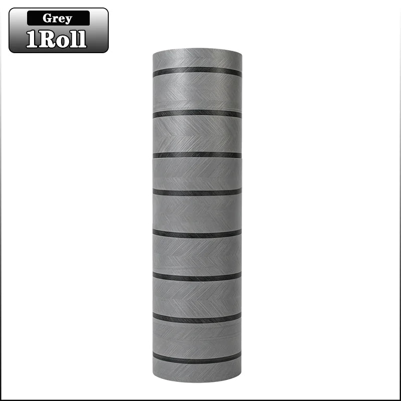 papier peint autoadhésif imitation bois moderne rouleau 40cm 300cm beige clair gris chevron