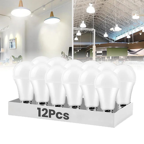 lot 12 ampoules led boule translucides culot e27 blanc moderne salon maison intérieur