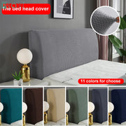 housse tête lit extensible polaire texturée gris turquoise moderne minimaliste
