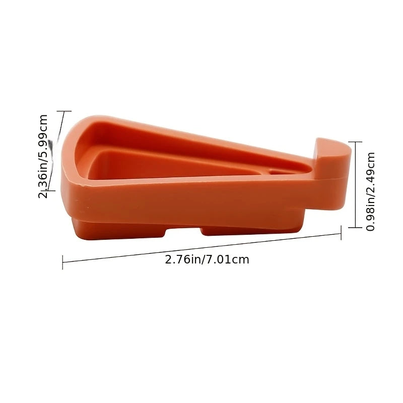supports pot orange moderne adhésif 2.36in 0.98in 2.76in 12pcs 4pcs 8pcs