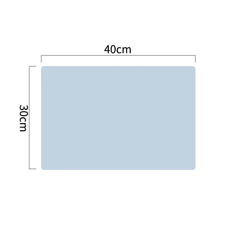 tapis table silicone bleu gris jaune vert uni minimaliste antidérapant isolant thermique