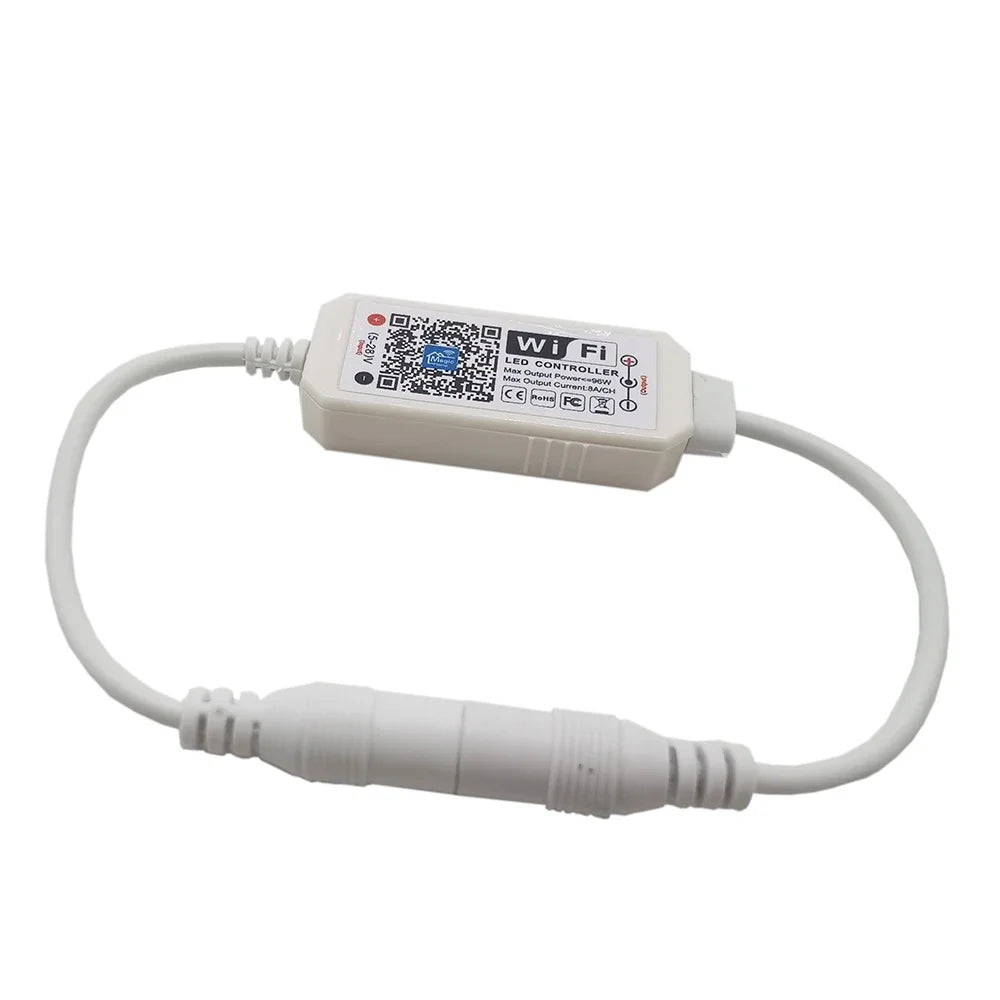contrôleur led wifi blanc moderne sans fil certification pvc 12v 30mètres distance