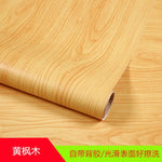 papier peint bois moderne adhésif beige brun rouge gris opacité décoration meubles salon chambre