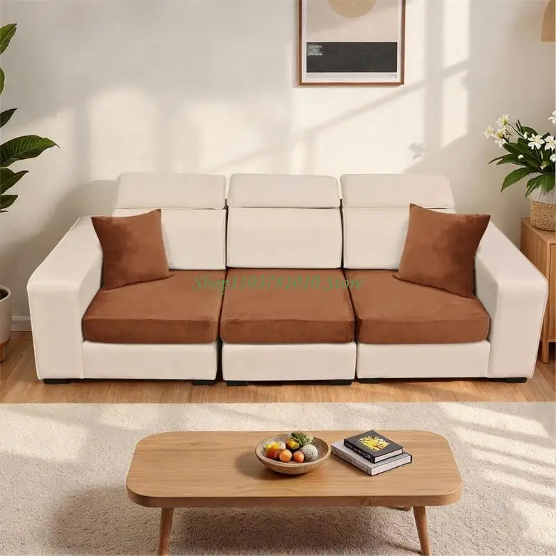 housses canapé velours 100% polyestère vert olive gris bleu marine marron moderne printemps été