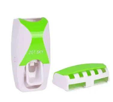 distributeur dentifrice porte brosse dents anti poussière support rangement mural accessoire salle bain moderne