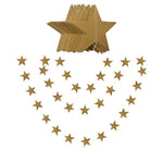 guirlande étoiles or argent blanc festives anniversaire noël mariage décoration chambre enfants métalliques brillantes