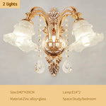 lustre doré cristal fleurs classique baroque salon encastrée led 2000lm 82000lm