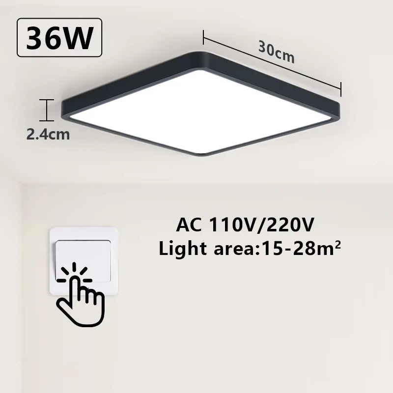 plafonnier led bois naturel blanc moderne 30x30cm opacité vis fixation