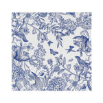 serviettes papier fleur oiseau géométrique bleu blanc classique vintage decoration fetes