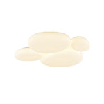 plafonnier moderne blanc nuages minimaliste éclairage chambre restaurant led toucher