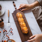 planche découper bois rectangulaire découpe cuisine rustique naturel table manger