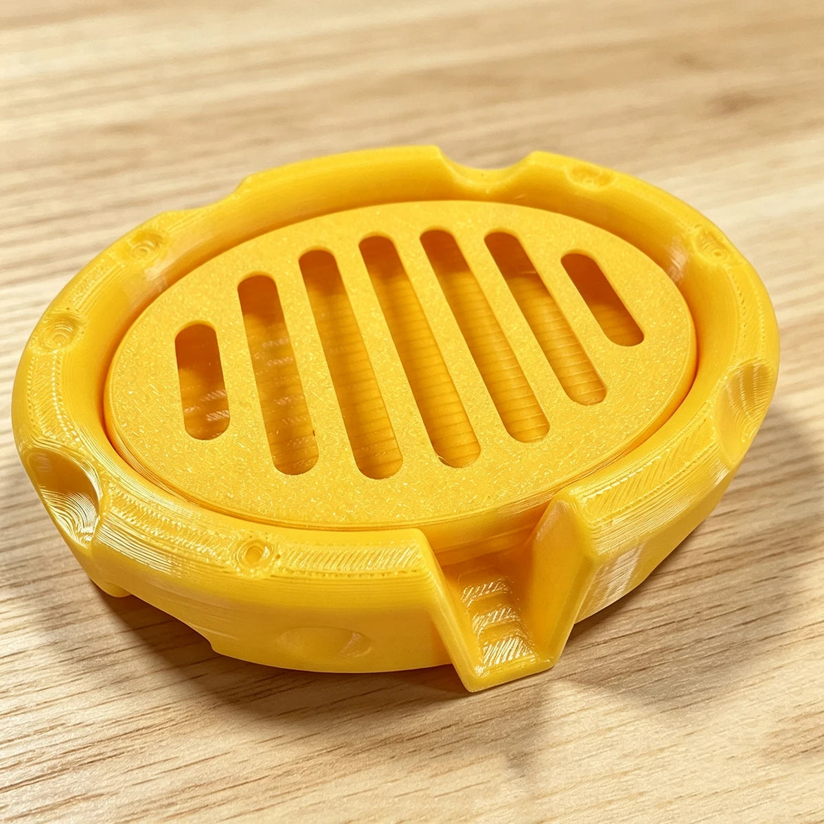 porte savon moderne bac drainage jaune texture rugueuse sans perçage silicone salle bain