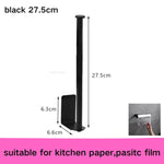 porte serviettes porte papier toilettique acier inoxydable réutilisable moderne clips crochets noir multifonctionnel sans