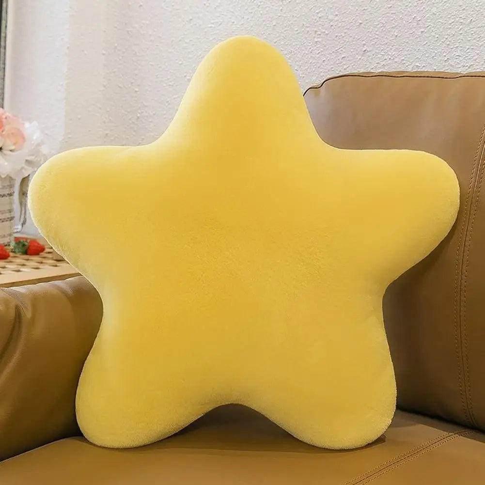 coussin étoile jaune rose coton fibre anti décubitus moderne douillet cuisine lit