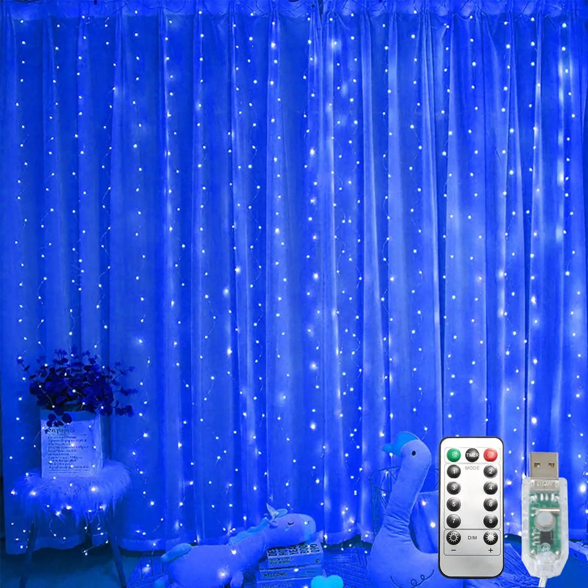 guirlande lumineuse led multicolore points lumineux modernes modes télécommande usb chambre salon vacances