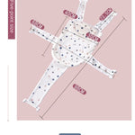 filet bain bébé étoiles blanc bleu rose clips moderne confortable sécurité antidérapant tissu