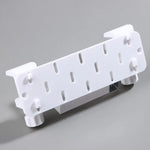 support mural blanc noir clips magnétiques grille perforations outils organisation pratique fonctionnel